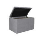 Arya Upholestered Flip Top Storage Bench