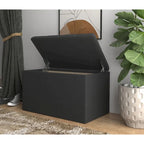 Arya Upholestered Flip Top Storage Bench