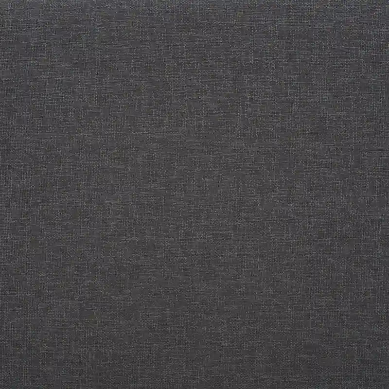 Black/Grey & Natural Open Shelf Bench with Cushion, Single Seat, 20"W x 15"D x 18"H