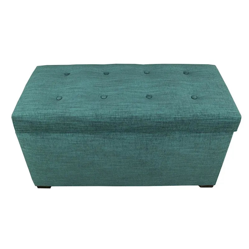 Angela 8 Button Tufted Lucky Storage Trunk - Bench
