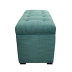 Angela 8 Button Tufted Lucky Storage Trunk - Bench