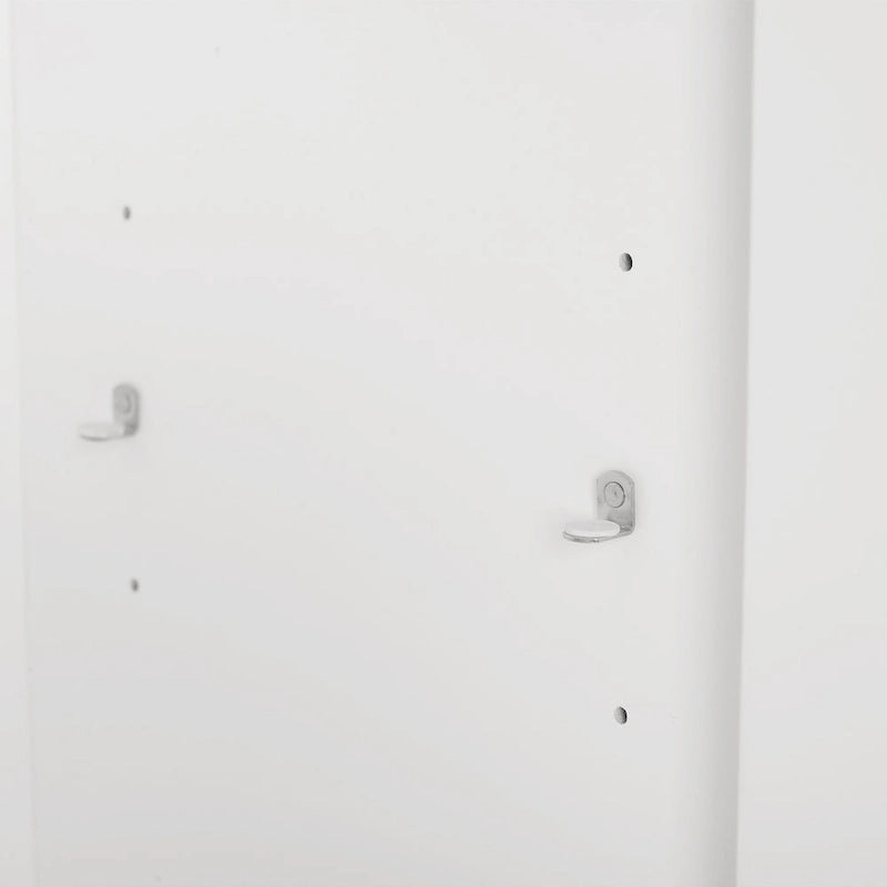 White 3-Piece Media Storage Cabinet Set with Rattan Mesh Doors