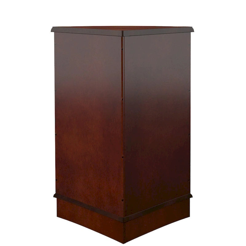 Dark Brown Accent Storage Cabinet, 22.75"W