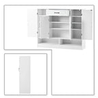 Elegant Minimalist Wooden Shoe Storage Cabinet