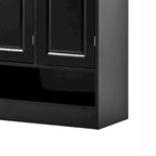 Elegant Minimalist Wooden Shoe Storage Cabinet