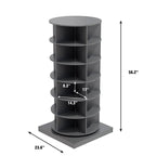 360 Rotating shoe cabinet 6 layers