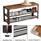 3-Tier Shoe Rack - 39.4D x 13.8W x 16.5H