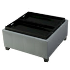 Modern Upholsteredoe Storage Bench Ottoman