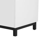 Shoe Storage Cabinet for Entryway with Drawers and Shelves, Modern Shoe Organizer Cabinet, Free Standing Shoe Rack