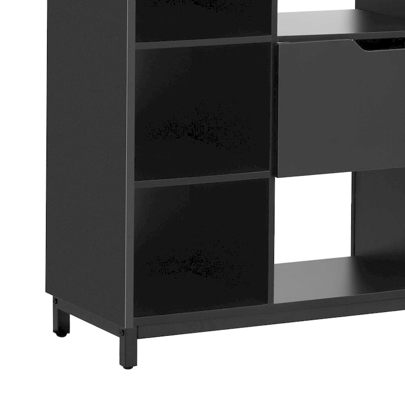Shoe Storage Cabinet for Entryway with Drawers and Shelves, Modern Shoe Organizer Cabinet, Free Standing Shoe Rack