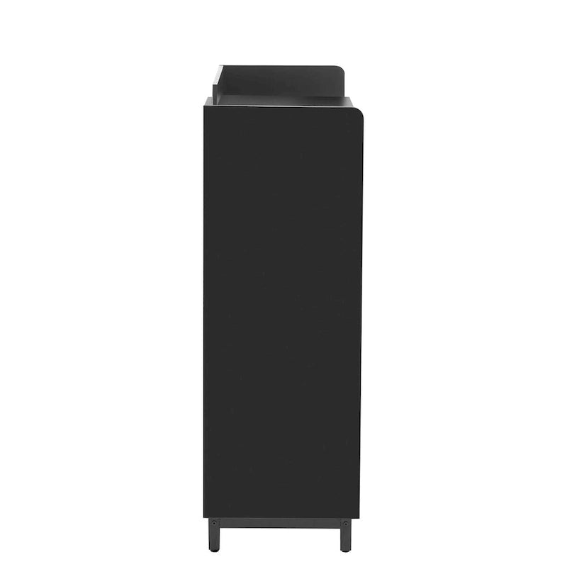 Shoe Storage Cabinet for Entryway with Drawers and Shelves, Modern Shoe Organizer Cabinet, Free Standing Shoe Rack