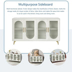 Sideboard Storage Cabinet & Adjustable Shelves for Living Room Bedroom