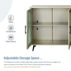 Sideboard Storage Cabinet & Adjustable Shelves for Living Room Bedroom
