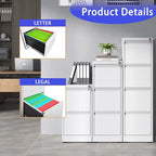 3 Drawer Metal Vertical File Cabinet with Lock Office Home Steel Vertical File Cabinet for A4 Legal/Letter Size3