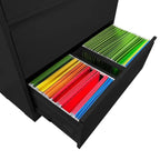 4 Drawer Metal Filing Cabinet with Lock, Legal/Letter/A4/F4 Size
