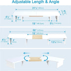Triple Dual Monitor Stand Riser