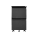 2-Drawer Metal Mobile File Cabinet with Lock
