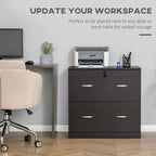 2-Drawer File Cabinet with Lock and Keys, Vertical Storage Filing Cabinet with Hanging Bar for Letter Size, Home Office