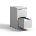 2 Drawer Metal Vertical Filing Cabinet with Lock,A4 Legal/Letter Size