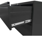 2 Drawer Metal Vertical Filing Cabinet with Lock,A4 Legal/Letter Size