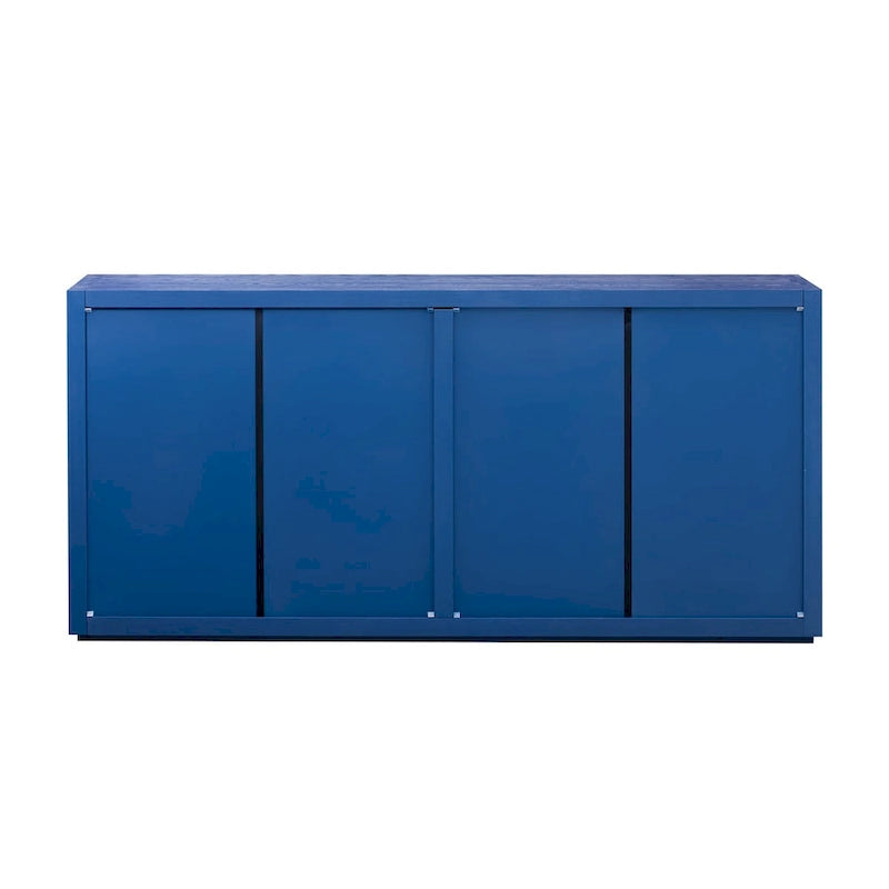 Distinctive Features of a Four-Door Cabinet Sideboard with Ash Veneer suitable for Hallway, Entryway, Living Room