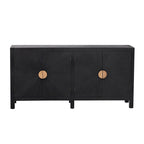 Unique Features of Ash Veneer Cabinet with Radiating Line Pattern Cabinet Doors