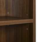 8-Tier Media Tower Rack, Slim Storage Cabinet with Adjustable Shelves