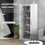 69 Tall Storage Cabinet with Adjustable Shelves and Soft Close Doors