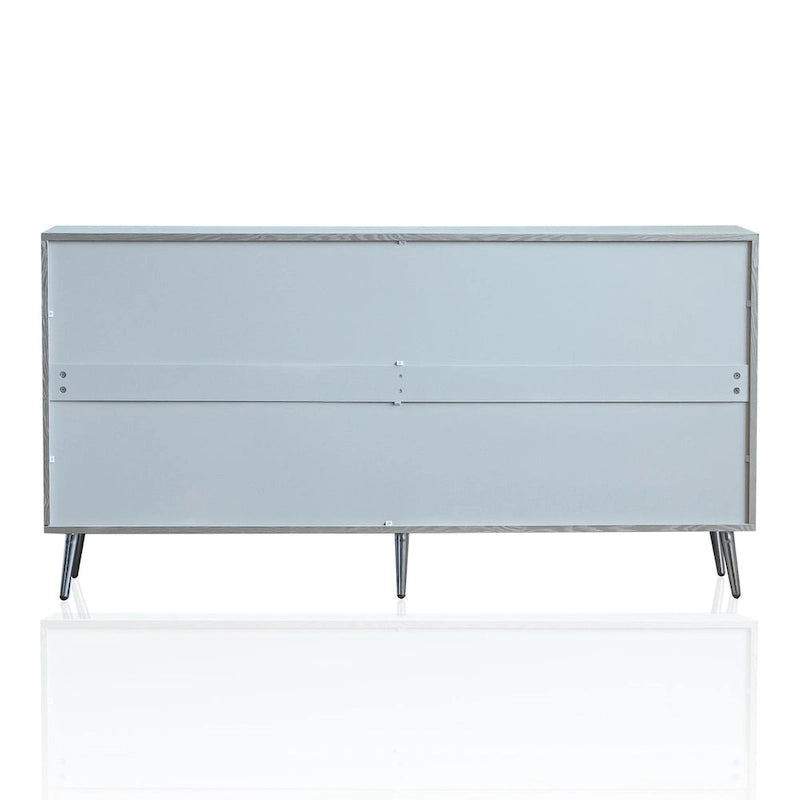 Modern Lacquered 4 Door Wooden Cabinet