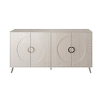 Modern Lacquered 4 Door Wooden Cabinet